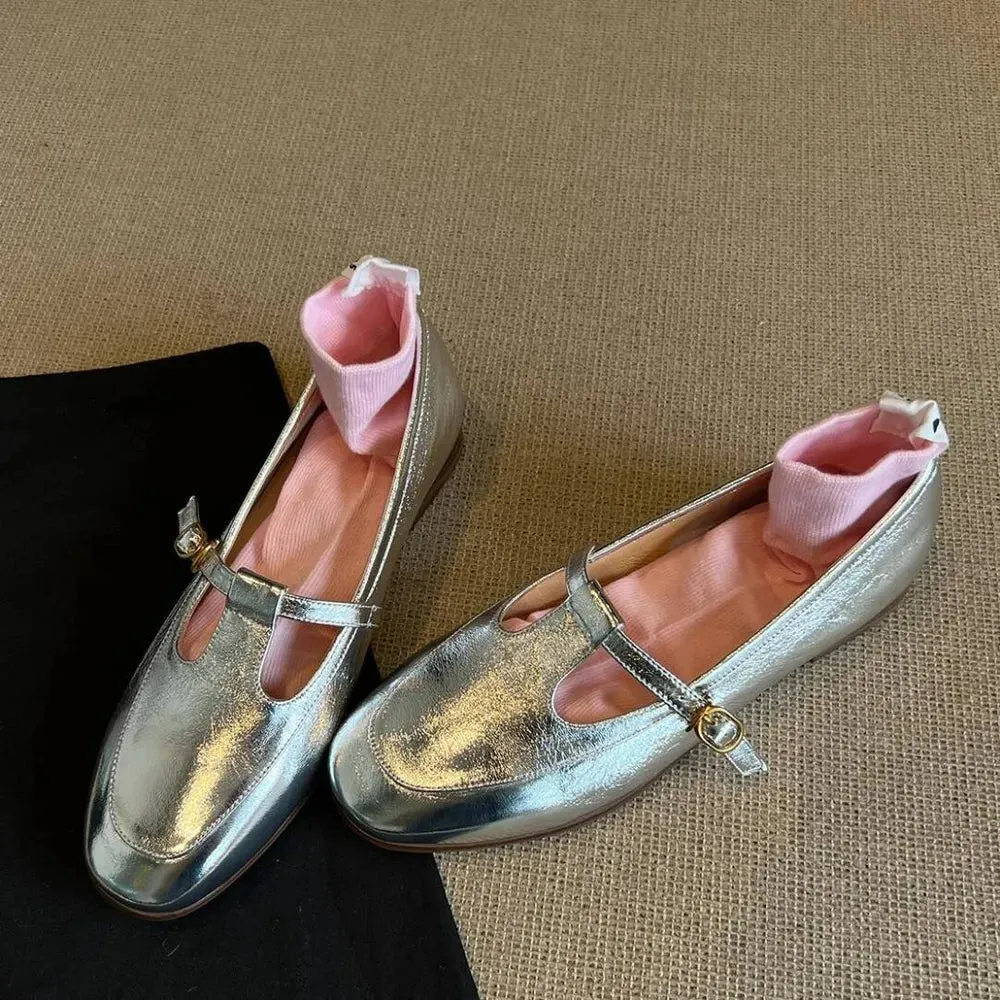 Round Toe Flat Slip-Ons