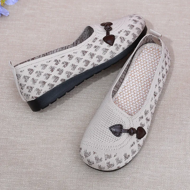 Round Toe Slip-on Casual Shoes