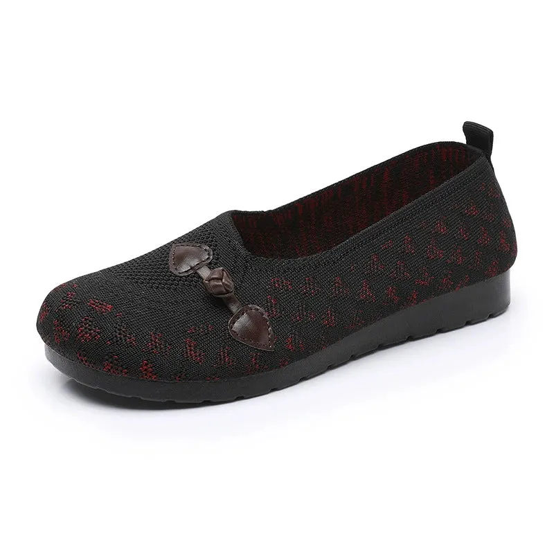 Round Toe Slip-on Casual Shoes