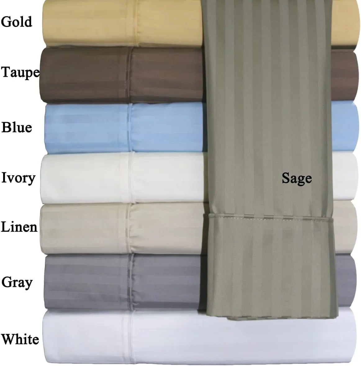 Royal Tradition Damask Striped 650 Thread Count Cotton Blend Top-Split-King Sheet Set for Adjustable Beds (White) Wrinkle Resistant Flex Head Bed Sheets