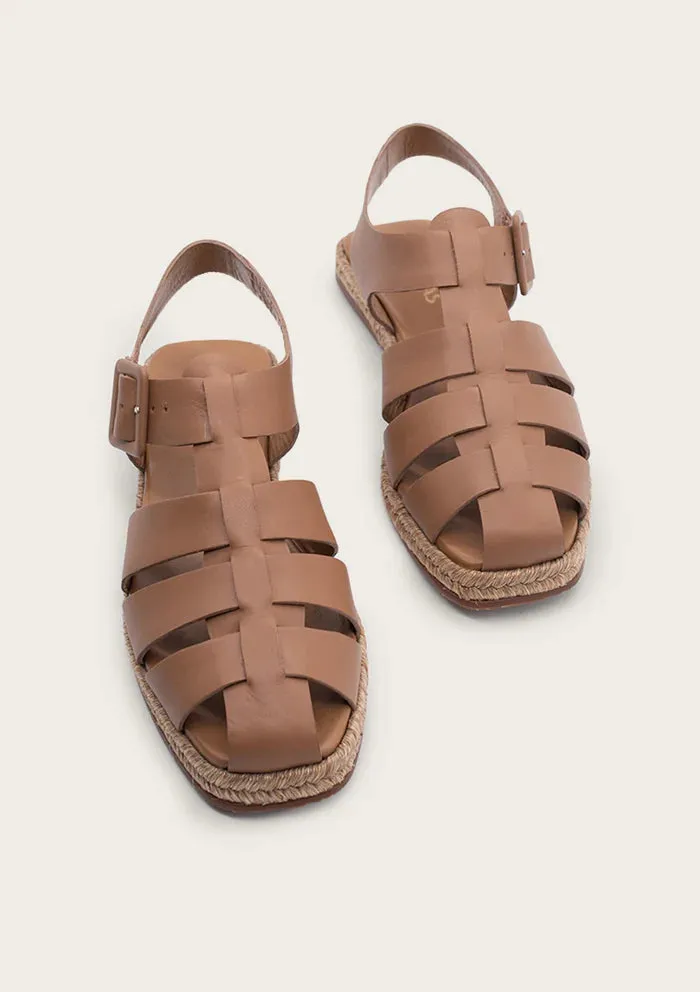 SAKAKI FISHERMAN ESPADRILLE in Caramel