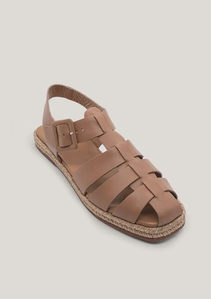 SAKAKI FISHERMAN ESPADRILLE in Caramel