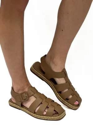 SAKAKI FISHERMAN ESPADRILLE in Caramel