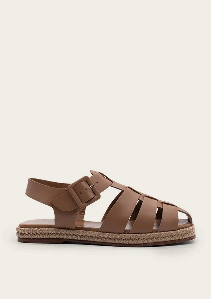SAKAKI FISHERMAN ESPADRILLE in Caramel