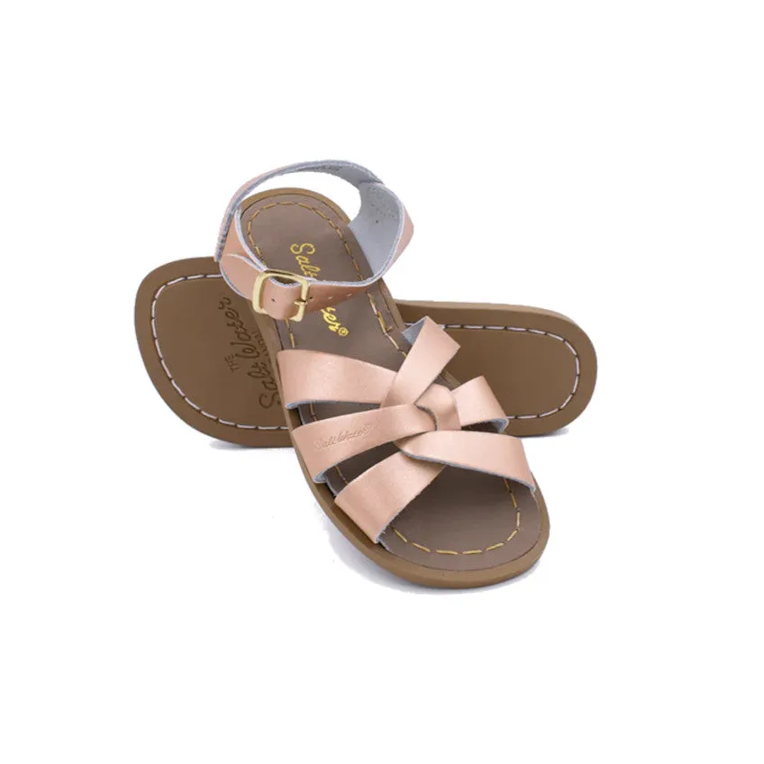 SALTWATER SANDALS ROSE GOLD