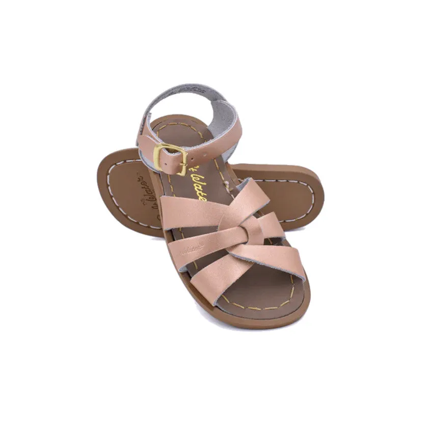 SALTWATER SANDALS ROSE GOLD