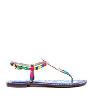 Sandalia Plana Multicolor