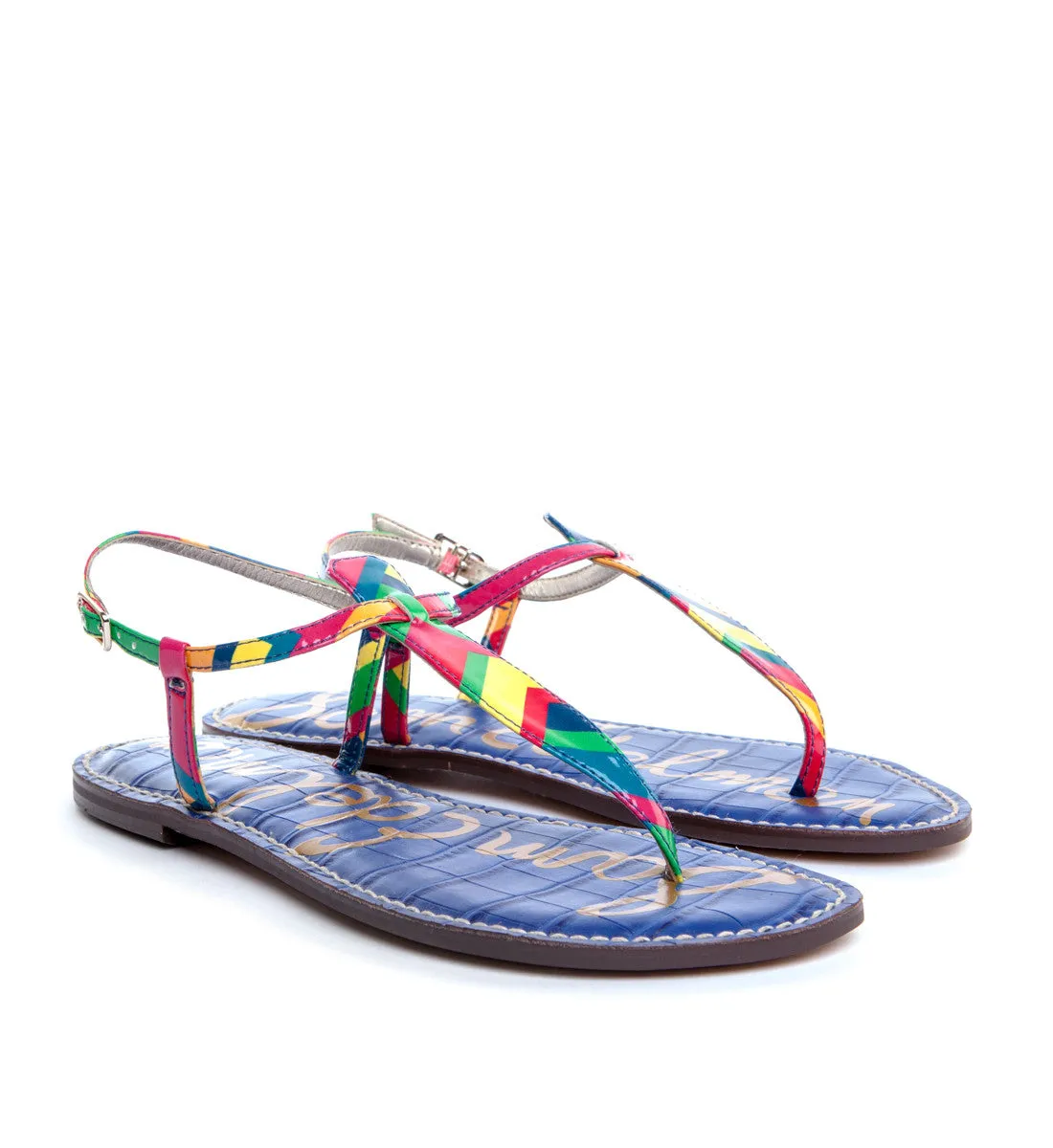 Sandalia Plana Multicolor