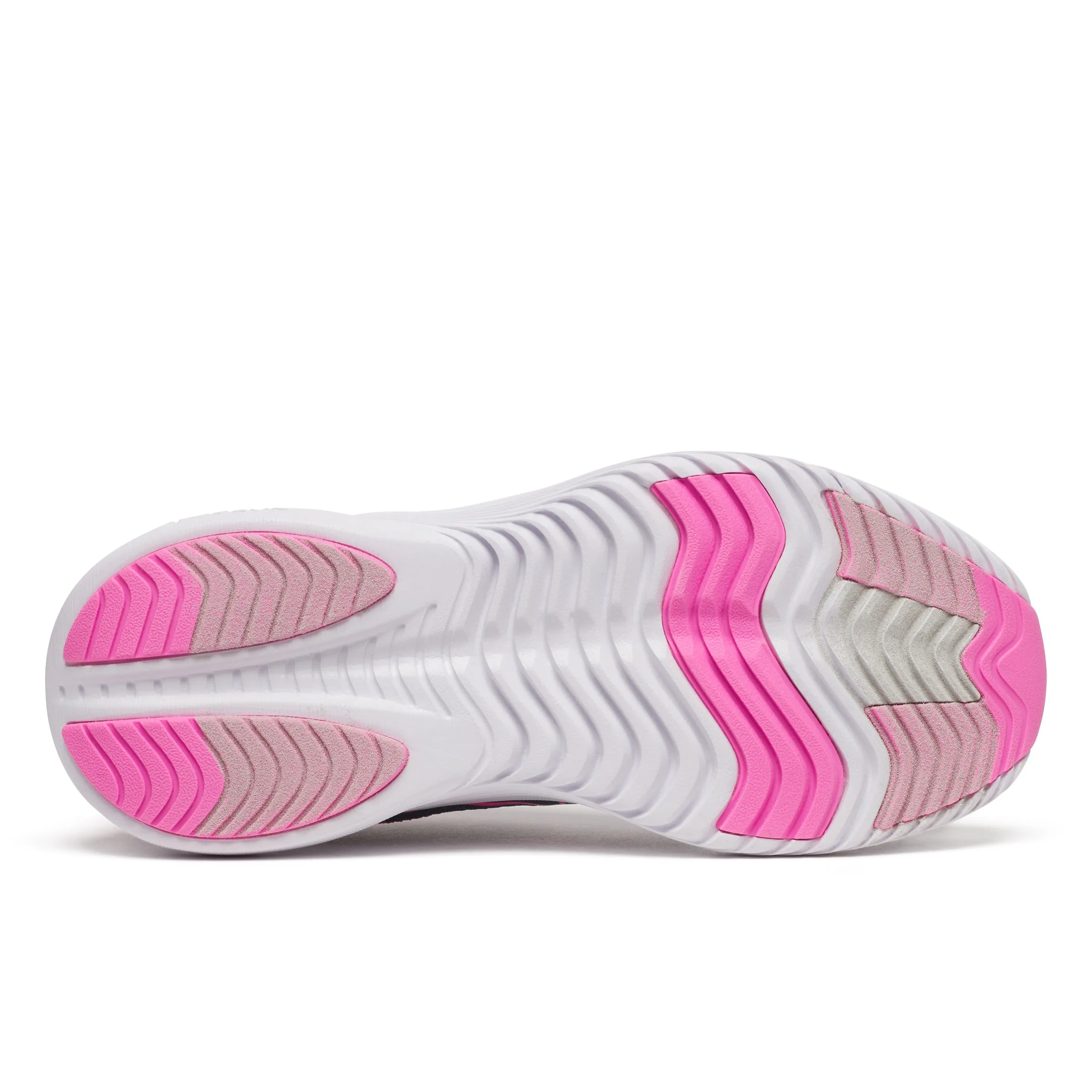 Saucony Kinvara - KIds Lace Trainer in Navy/Pink