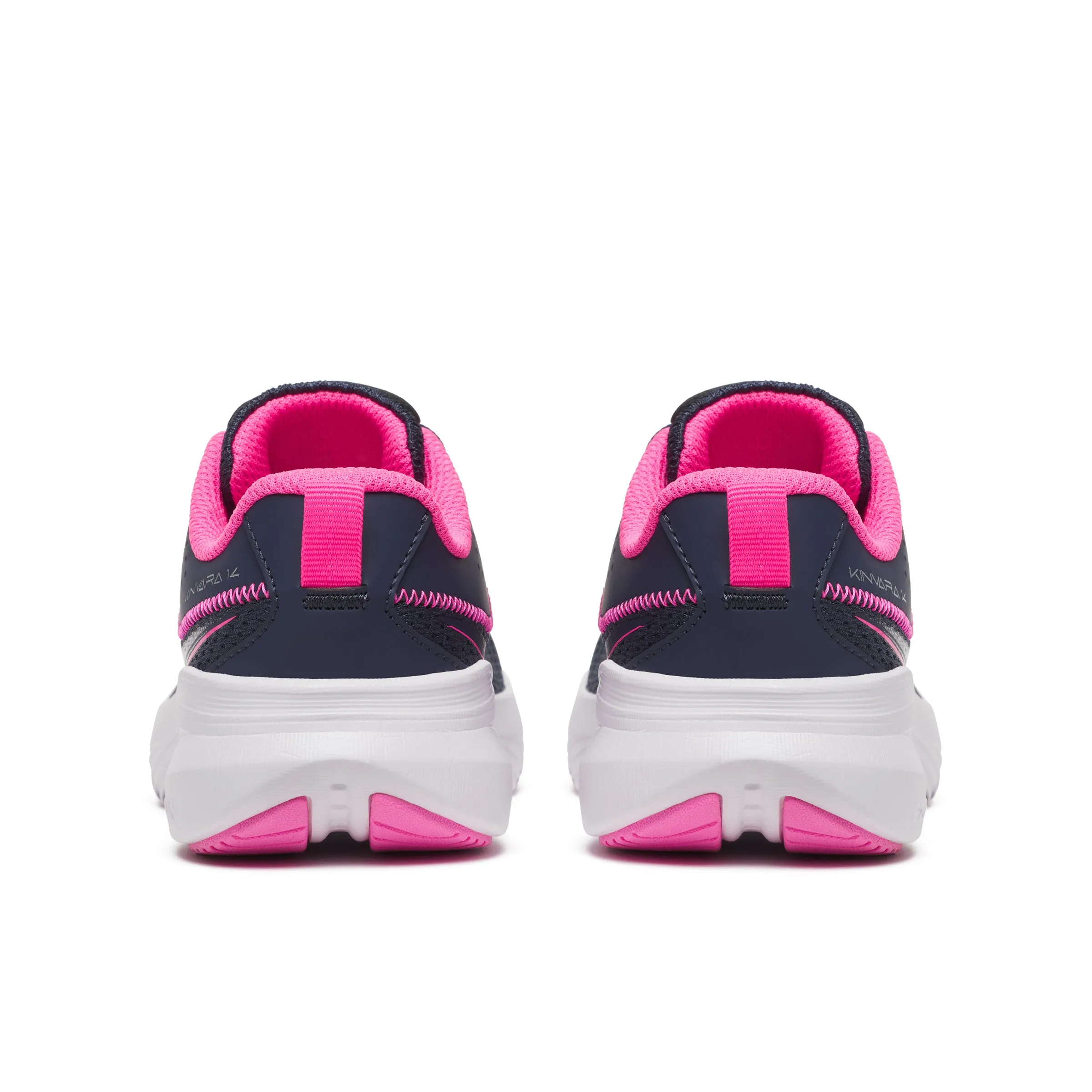Saucony Kinvara - KIds Lace Trainer in Navy/Pink