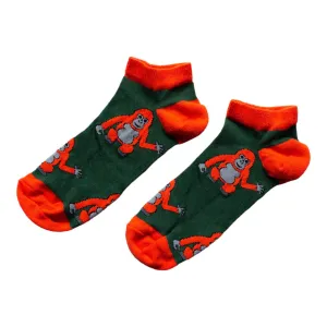 Save the Orangutans Bamboo Trainer Socks by Bare Kind