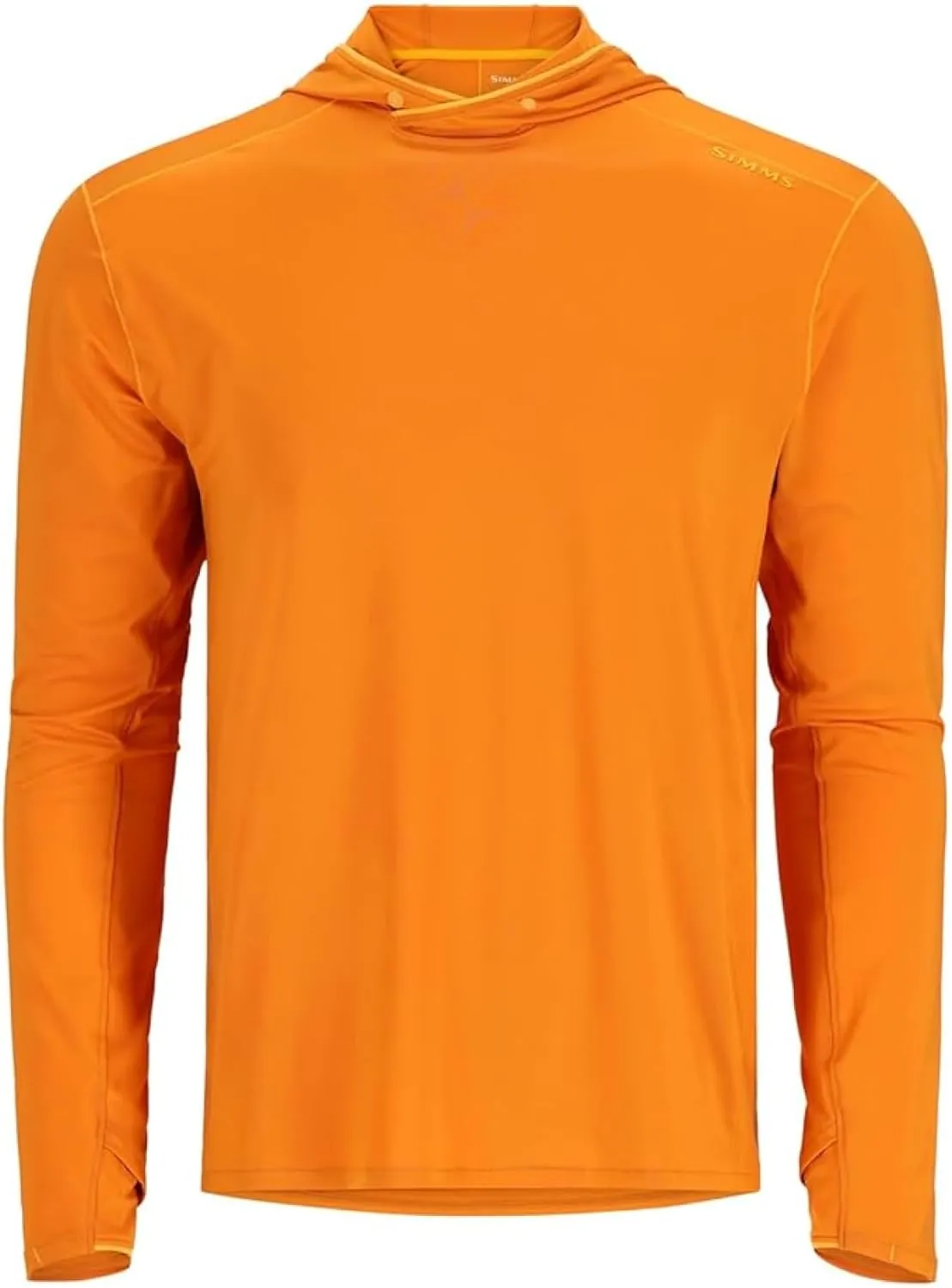 Simms SolarFlex UPF 50  Shirt - Premium Sun Protection Hoodie for Men, Lightweight, Quick-Dry, Breathable Outdoor Apparel for Men (Sun Glow, X-Large)
