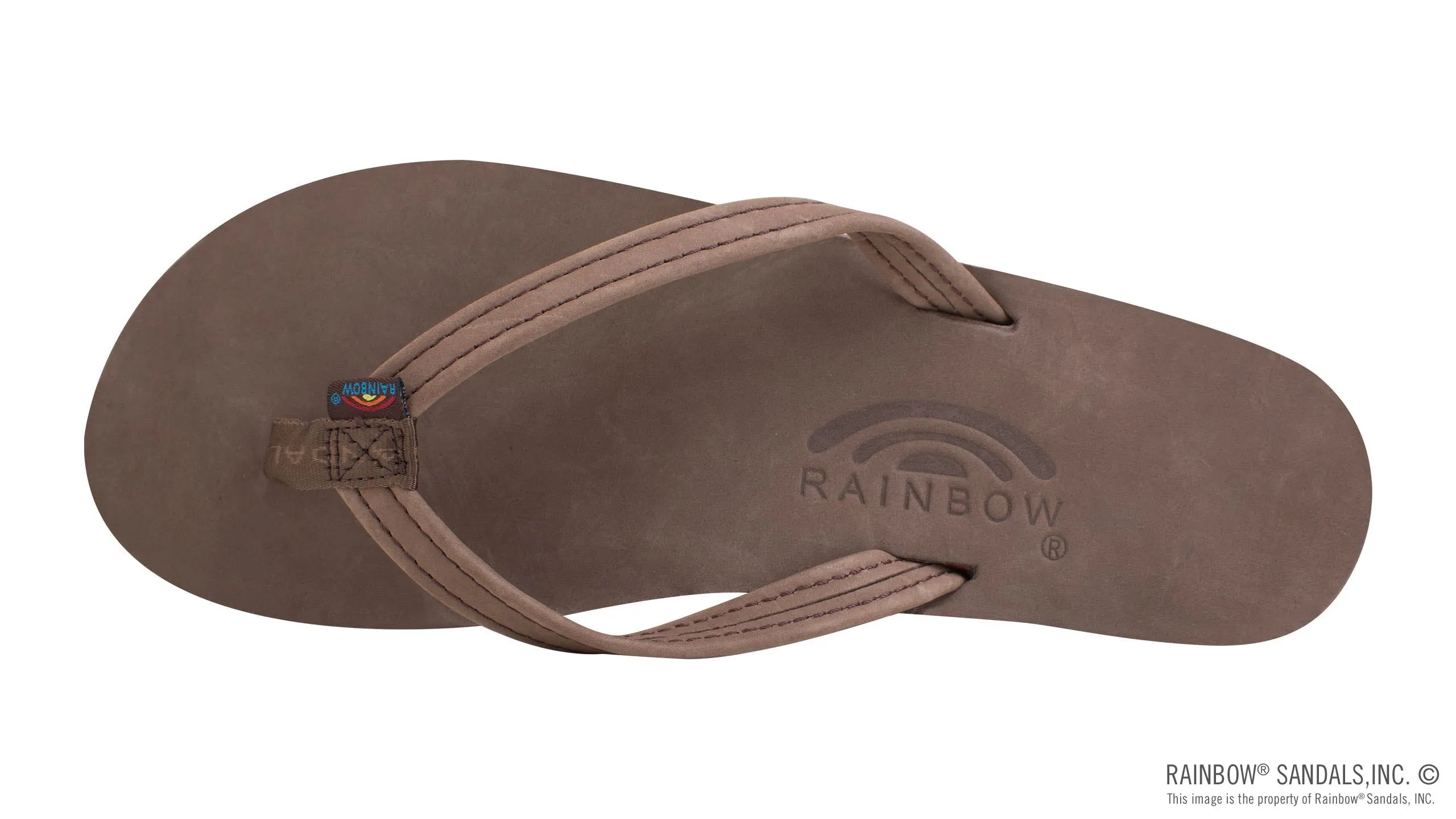 Single Arch Narrow Strap Sandals - Expresso