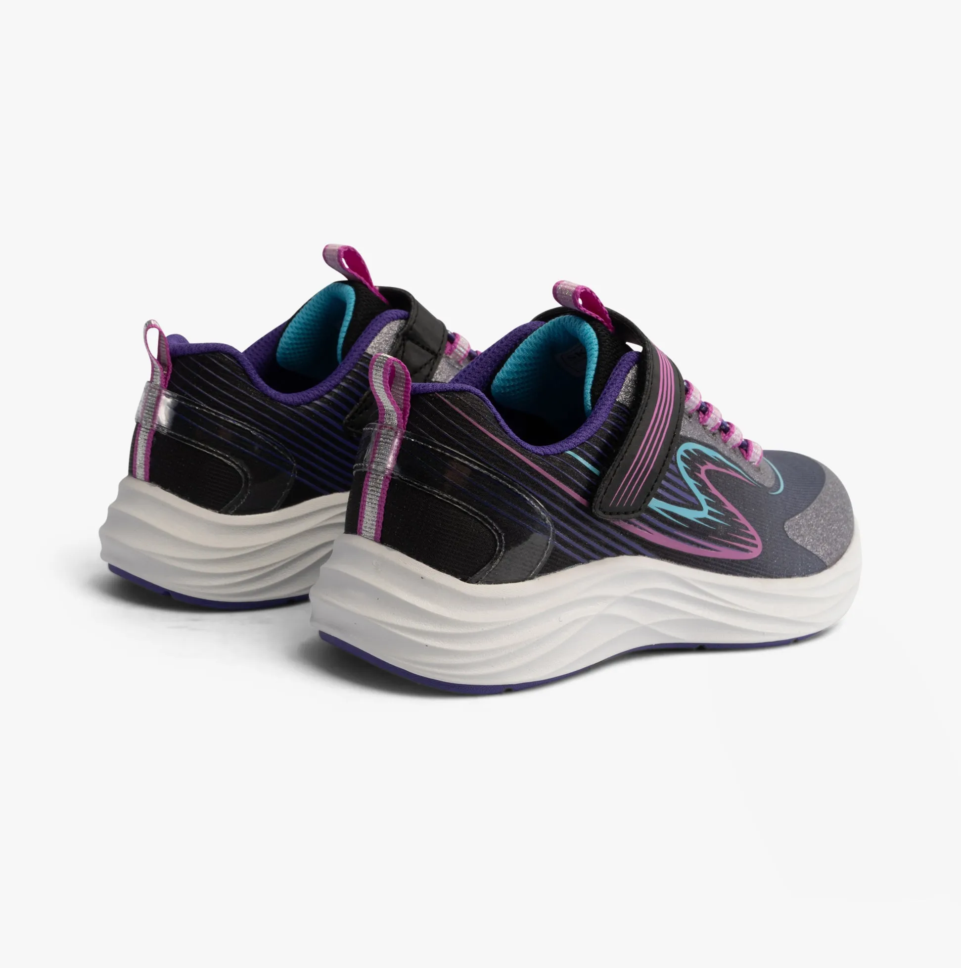 Skechers 303920L/BKMT GO-RUN-ACCELERATE Girls Trainers Black/Multi