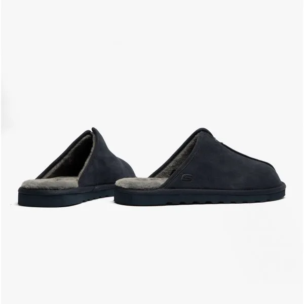 Skechers 66094/NVY RENTEN-PALCO Mens Mule Slippers Navy