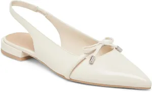 Slingback Flats for Women Bow Tie Closed Pointed Toe Low Heel Pumps Comfortable Work Dress Ballet Flats Mule Shoes