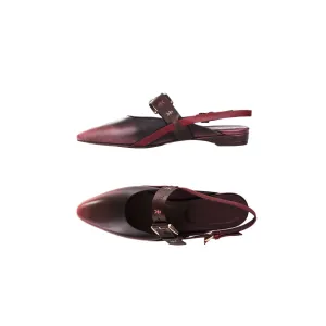 Slingback Shoe Fibbie Spazzolato Cyclamen