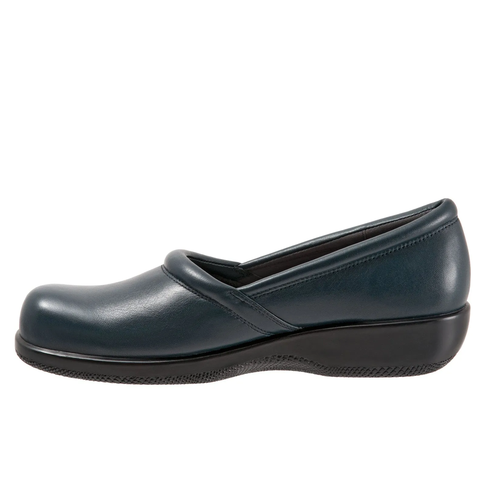 Softwalk Adora S1912-129 Womens Blue Narrow Leather Loafer Flats Shoes
