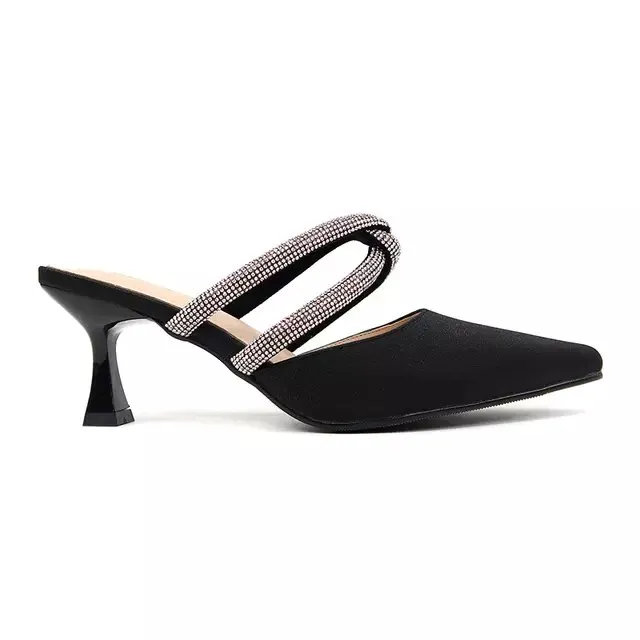 Stilarè Te Amo Crystal Mule Pumps