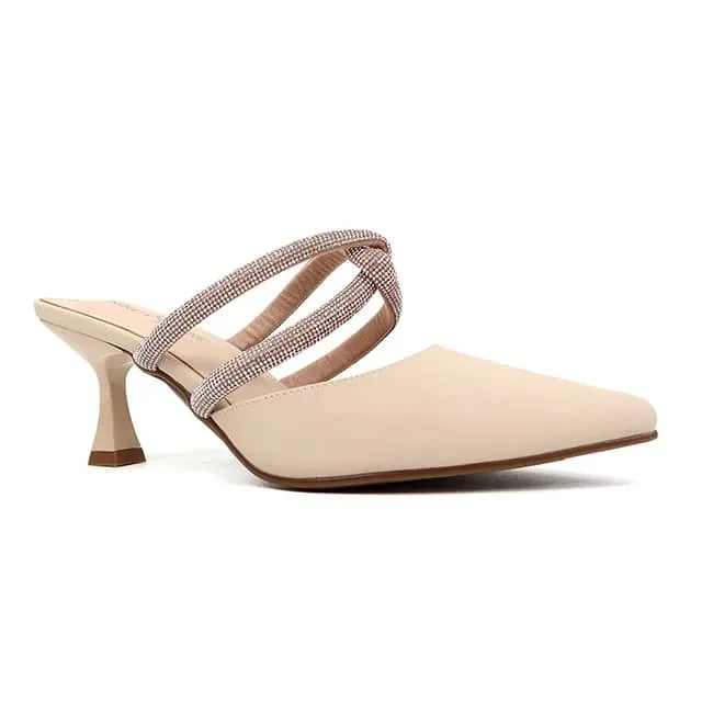 Stilarè Te Amo Crystal Mule Pumps