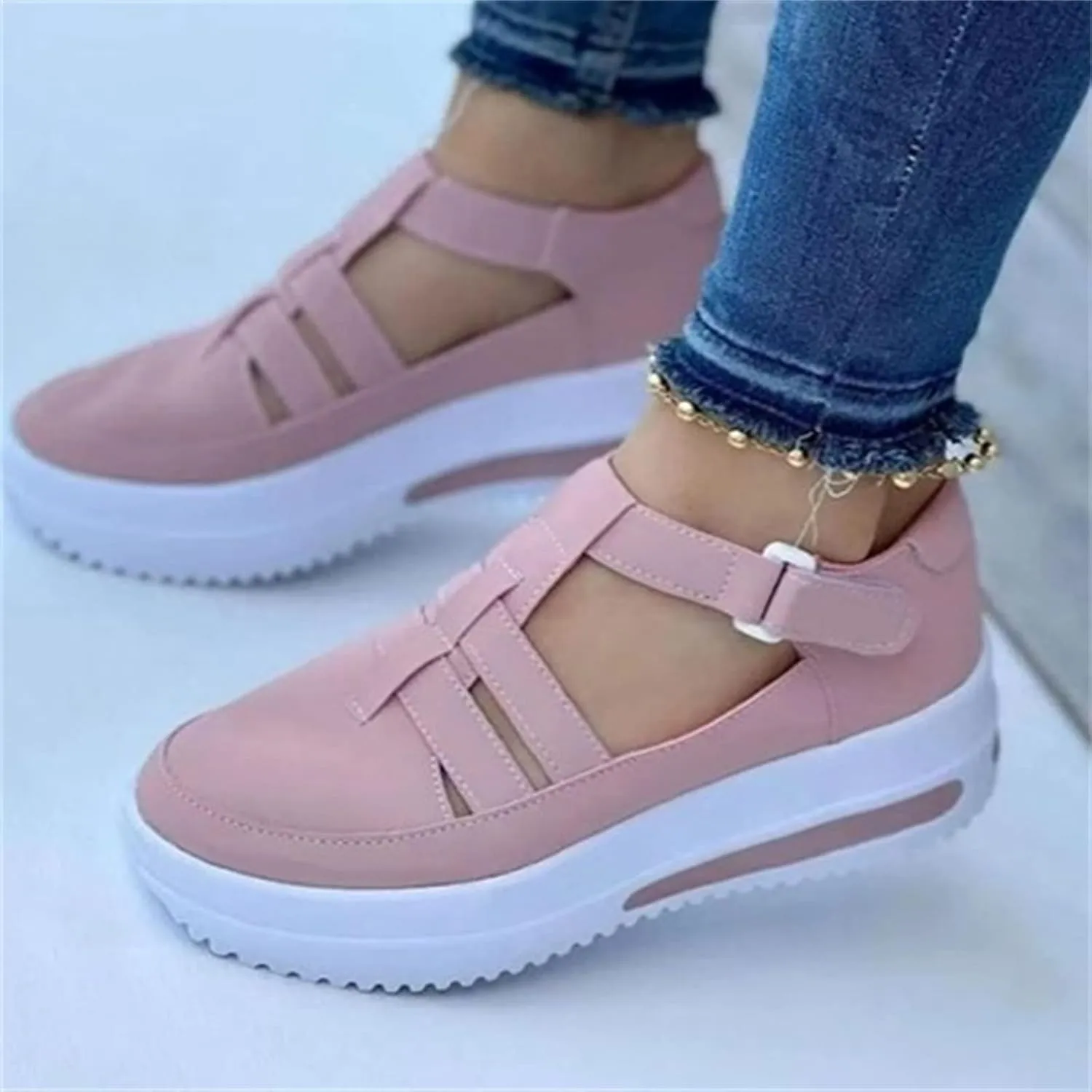 Swezida Shoes, Swezida Women Casual Walking Shoes, Women Casual Walking Shoes Orthopedic Arch Diabetes Support 2023 (Blue,35)