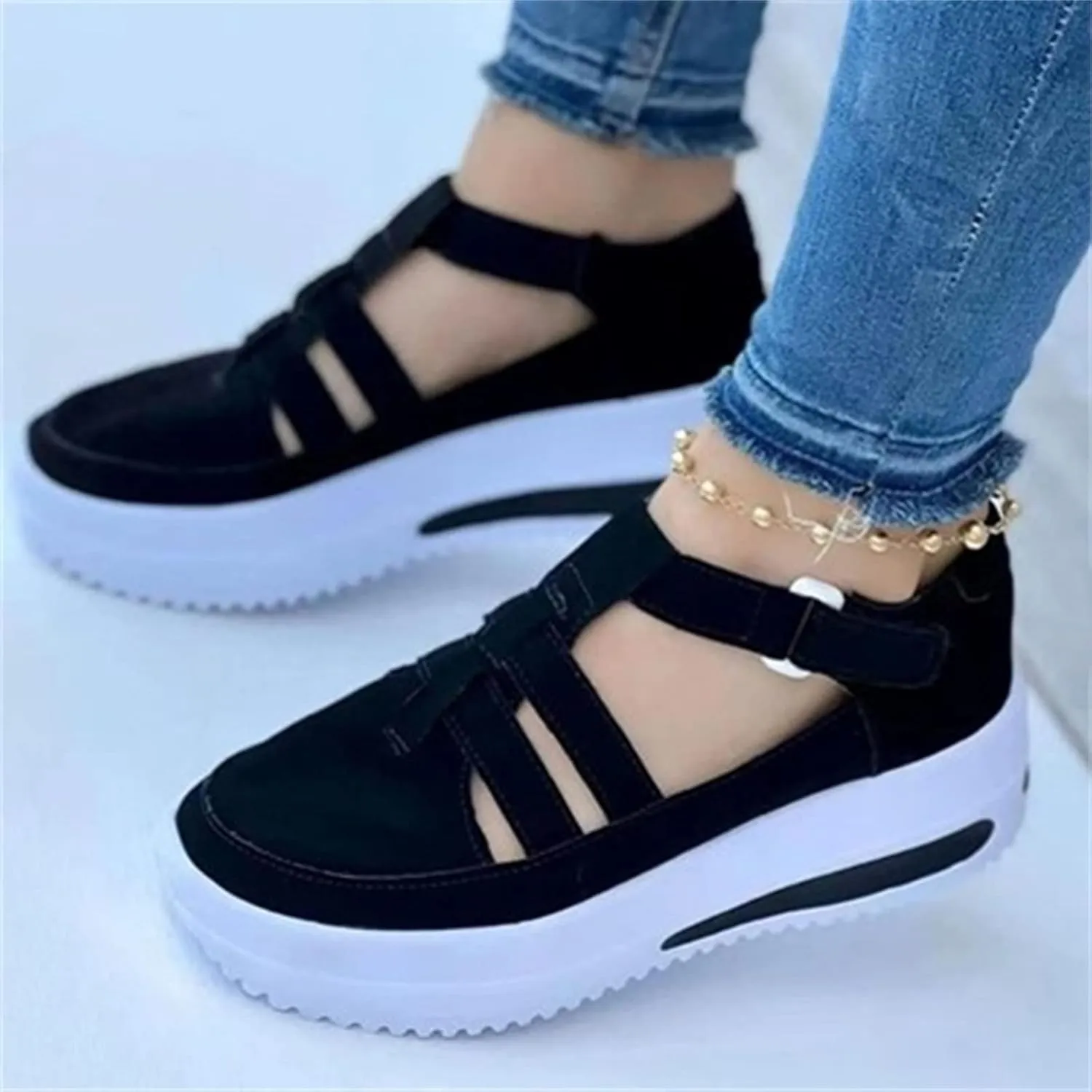 Swezida Shoes, Swezida Women Casual Walking Shoes, Women Casual Walking Shoes Orthopedic Arch Diabetes Support 2023 (Blue,35)