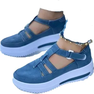 Swezida Shoes, Swezida Women Casual Walking Shoes, Women Casual Walking Shoes Orthopedic Arch Diabetes Support 2023 (Blue,35)