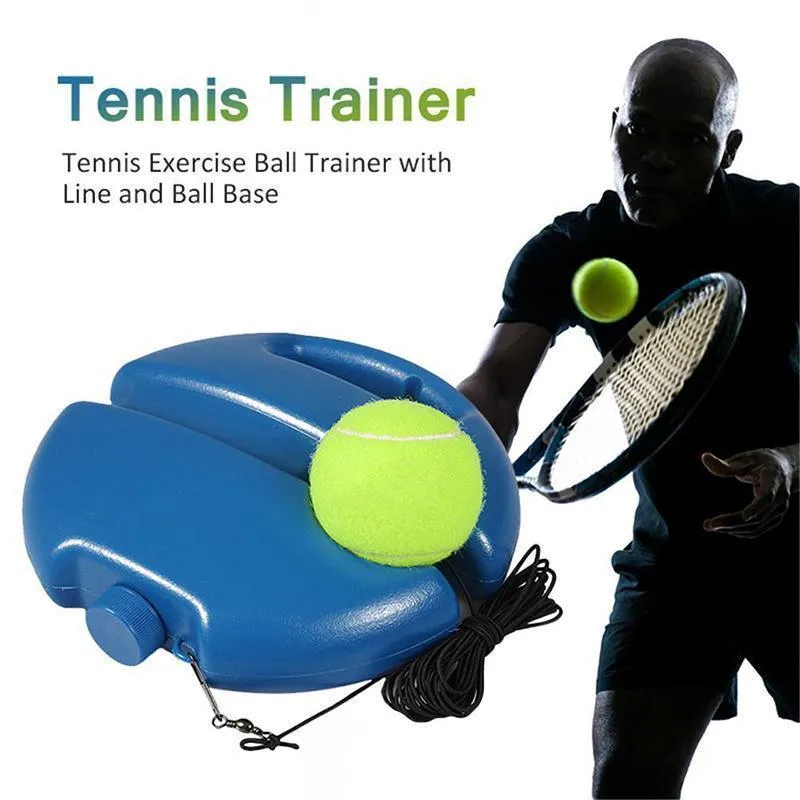 Tennis Exercise Baseboard Ball Training - Device Sport Tennis Trainer™ Premium finish Tool Sparring International coverage Rebound