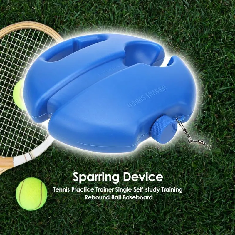 Tennis Exercise Baseboard Ball Training - Device Sport Tennis Trainer™ Premium finish Tool Sparring International coverage Rebound