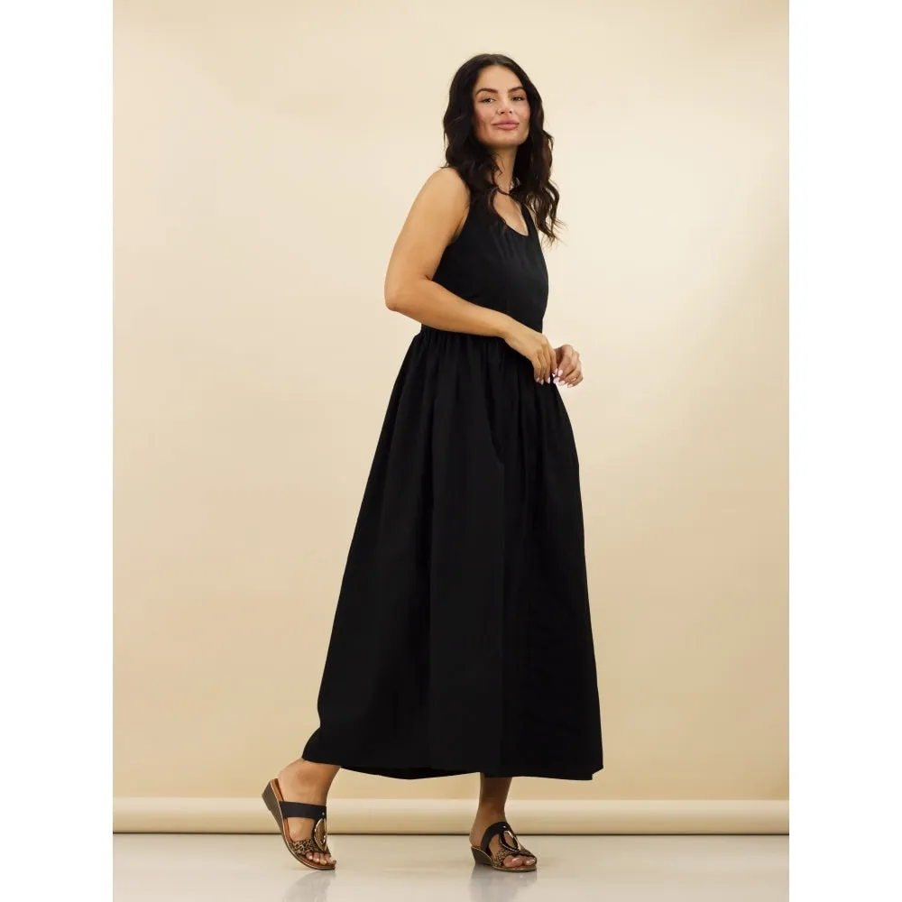 The Paradise Wedge Sandal | Black