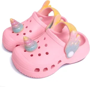 Toddler Little Kids Clogs Slippers Sandals, Non-Slip Girls Boys Clogs Slide Lightweight Garden Shoes Slip-on Beach Pool Shower Slippers
