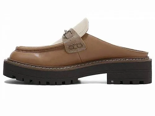 Toe Lennon Adjustable Loafers Mule Chai Lug On Edelman Round Sole Cream Safe payments Sam Chunky Slip