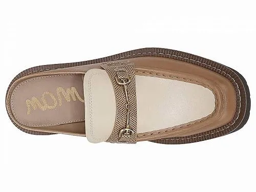 Toe Lennon Adjustable Loafers Mule Chai Lug On Edelman Round Sole Cream Safe payments Sam Chunky Slip