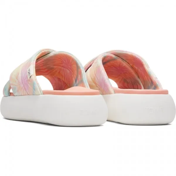 TOMS ALPARGATA MALLOW CROSSOVER Womens Textile Mule Slippers Pink