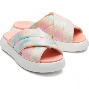 TOMS ALPARGATA MALLOW CROSSOVER Womens Textile Mule Slippers Pink