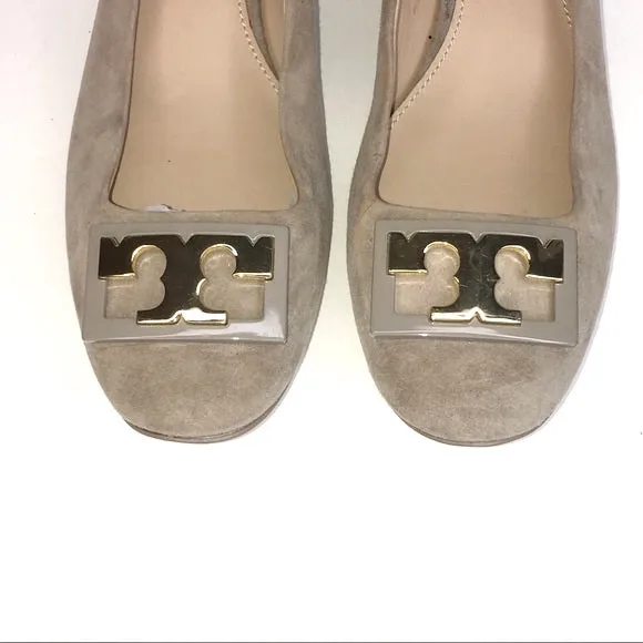 TORY BURCH GIGI SUEDE BLOCK HEEL PUMPS
