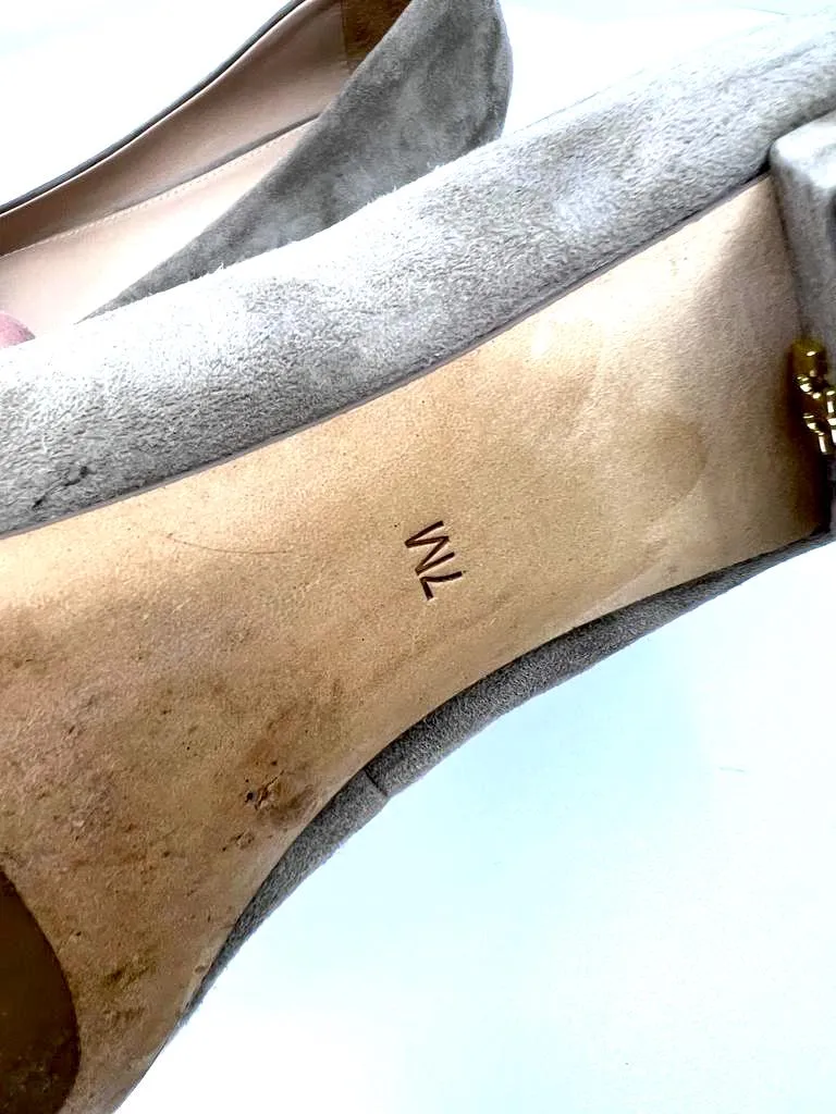 TORY BURCH GIGI SUEDE BLOCK HEEL PUMPS