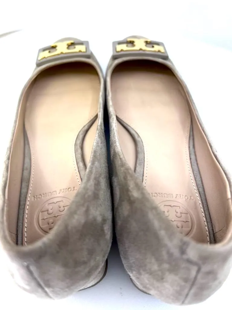 TORY BURCH GIGI SUEDE BLOCK HEEL PUMPS