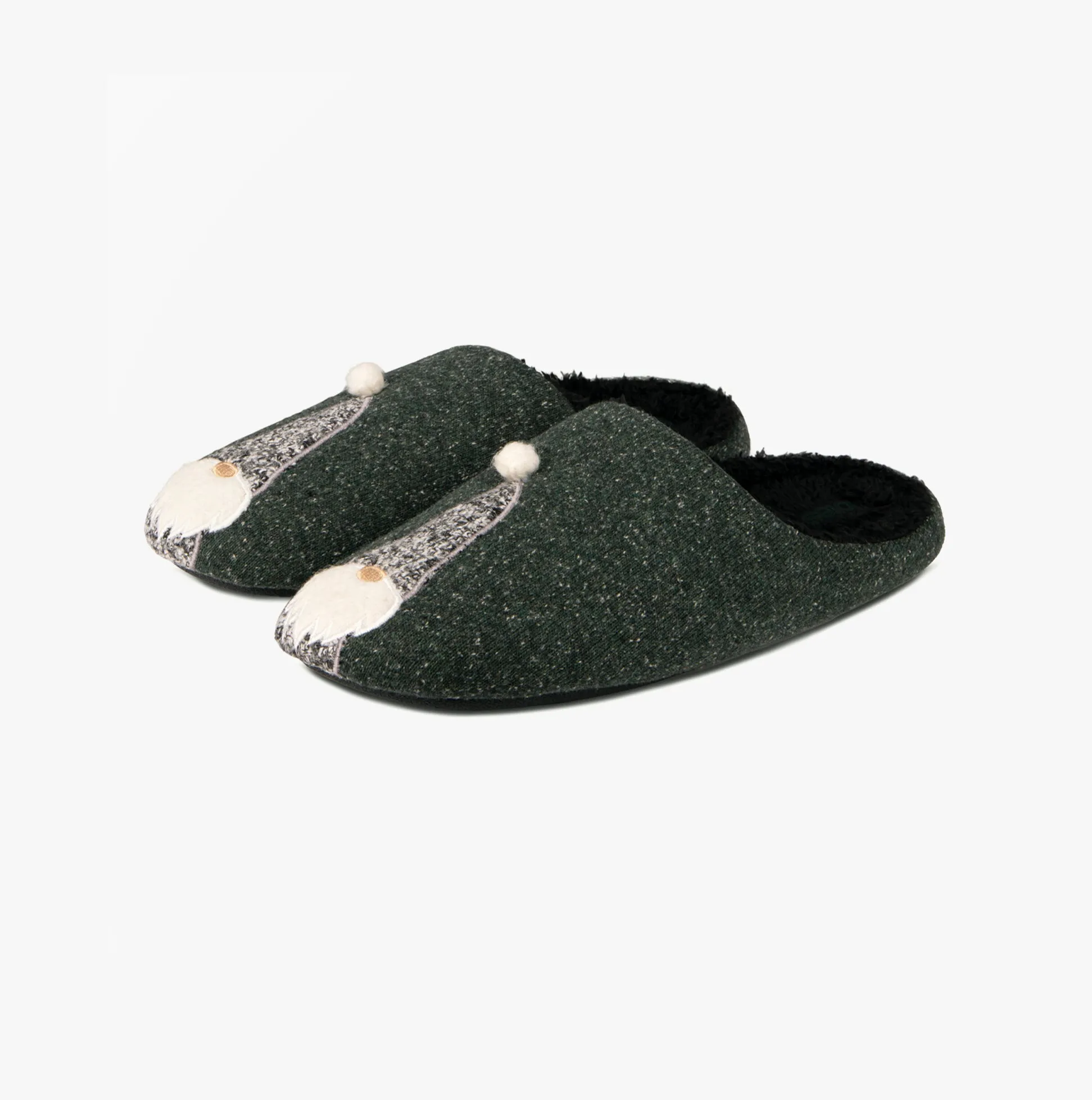 Totes Toasties NOVELTY APPLIQUE Mule Slippers Mens Gnome