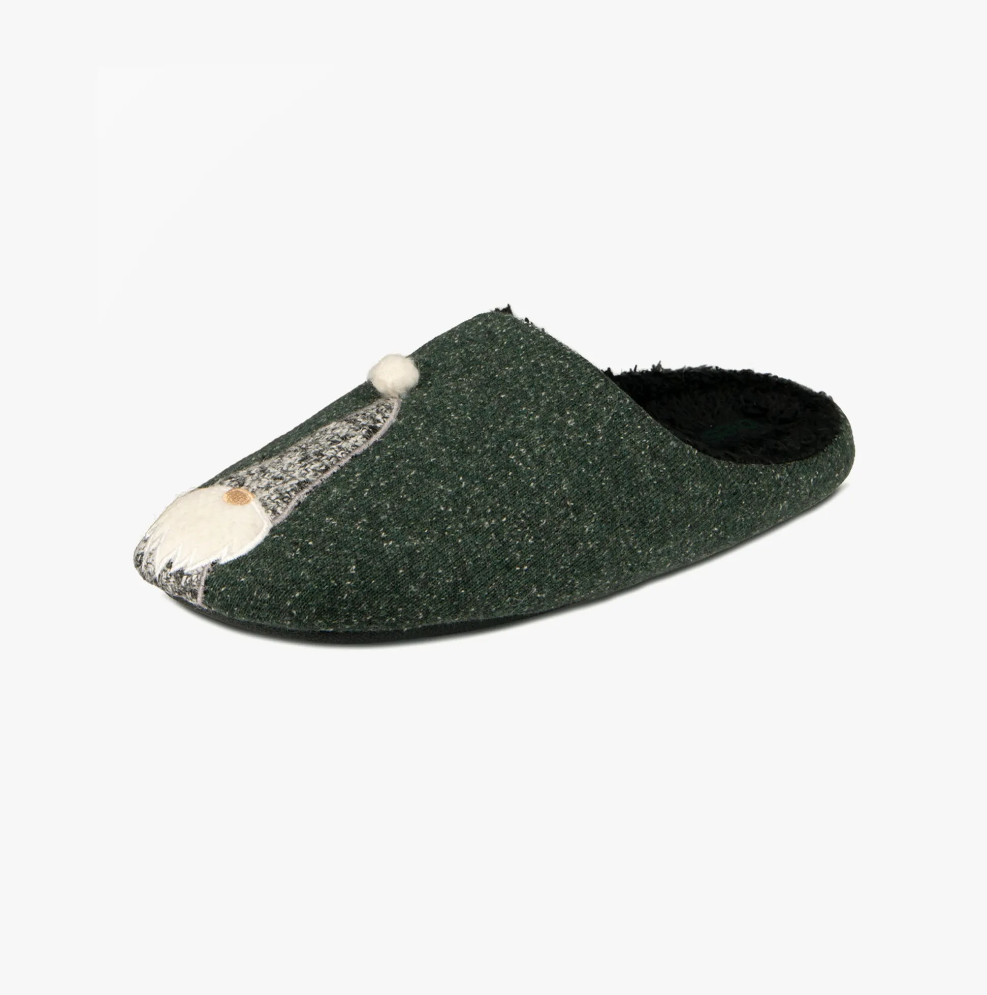 Totes Toasties NOVELTY APPLIQUE Mule Slippers Mens Gnome