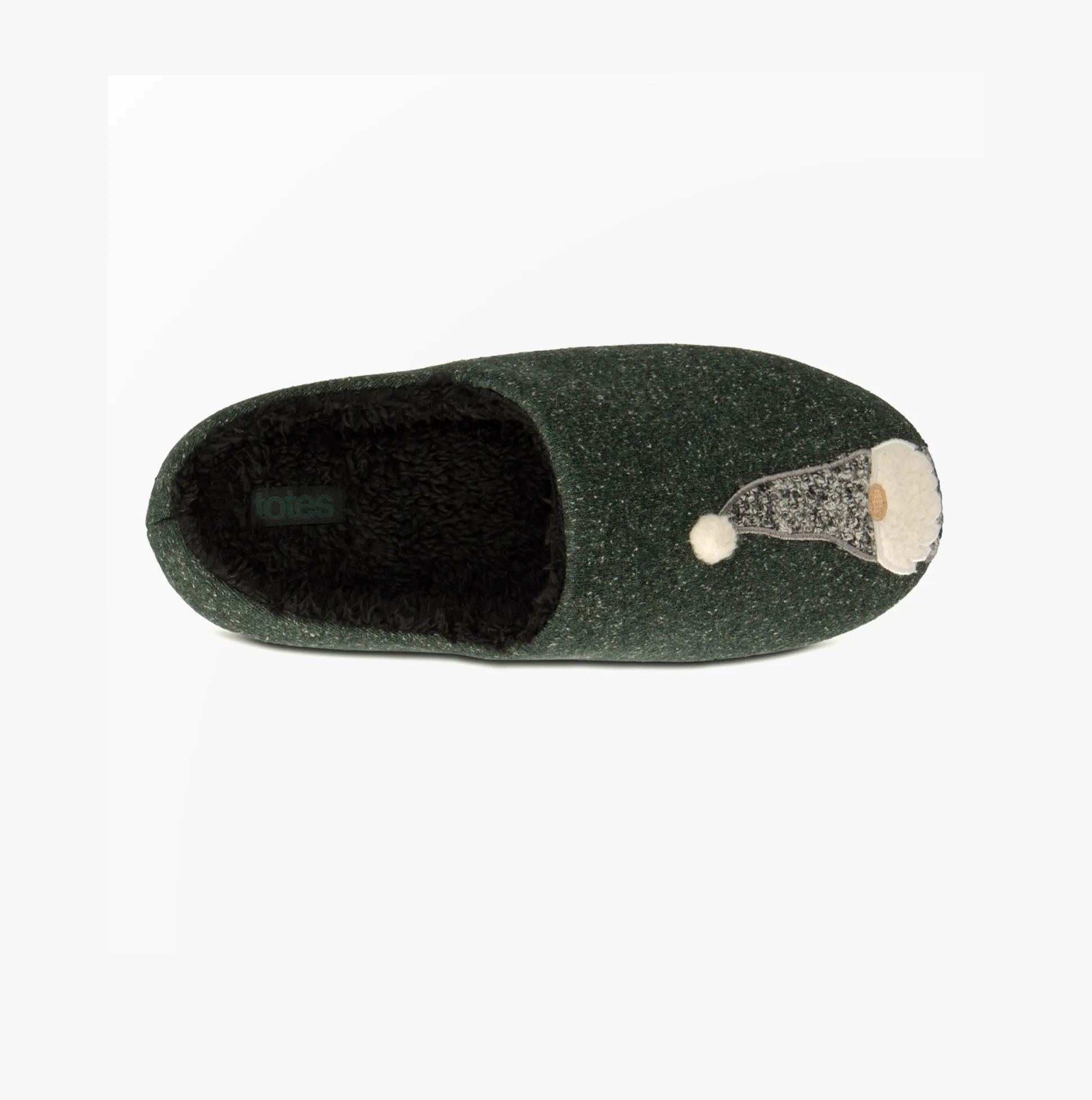 Totes Toasties NOVELTY APPLIQUE Mule Slippers Mens Gnome