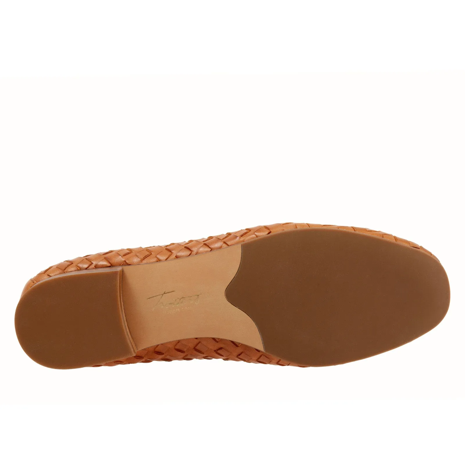 Trotters Gracie T2006-215 Womens Brown Narrow Leather Loafer Flats Shoes