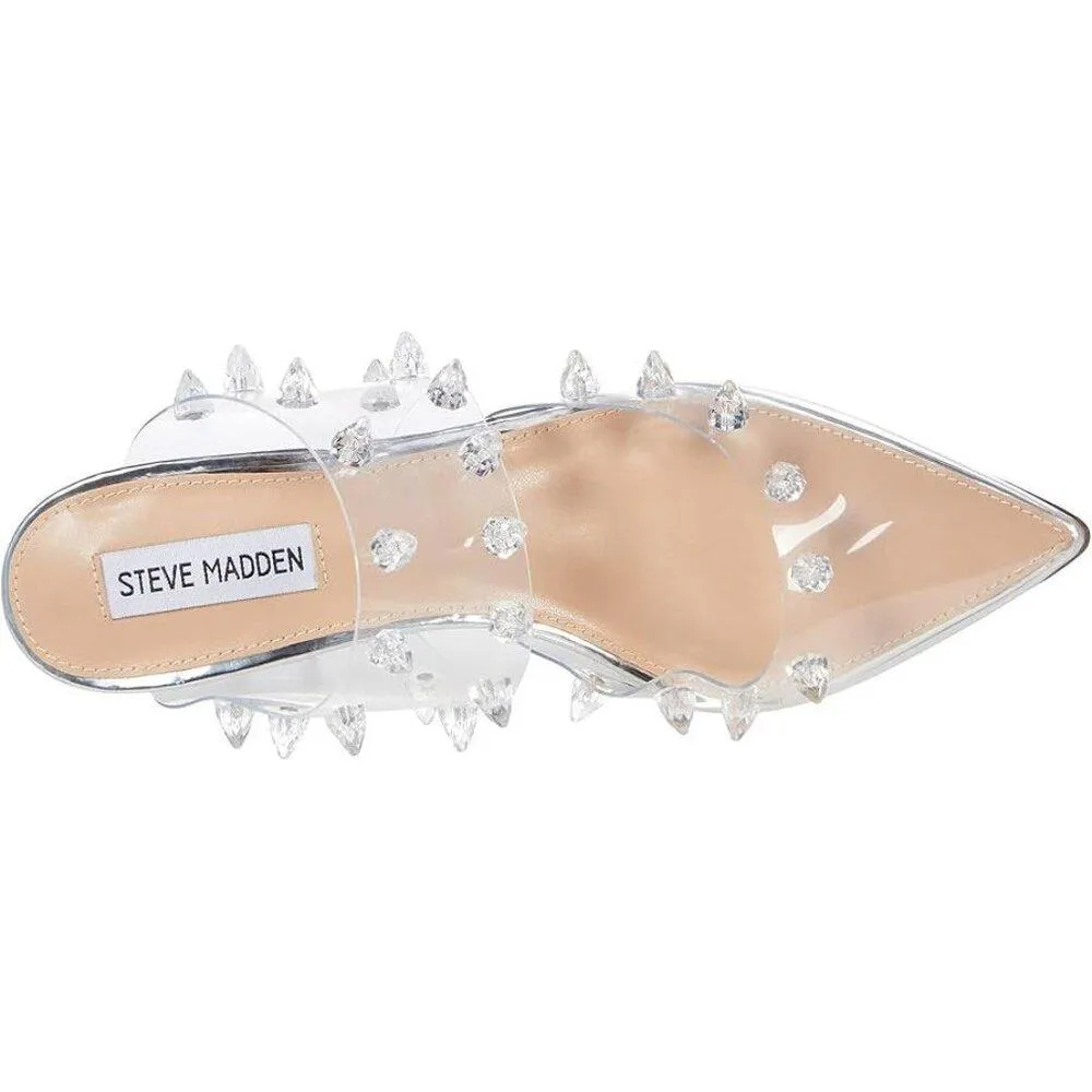Unmal Clear Studded Heels