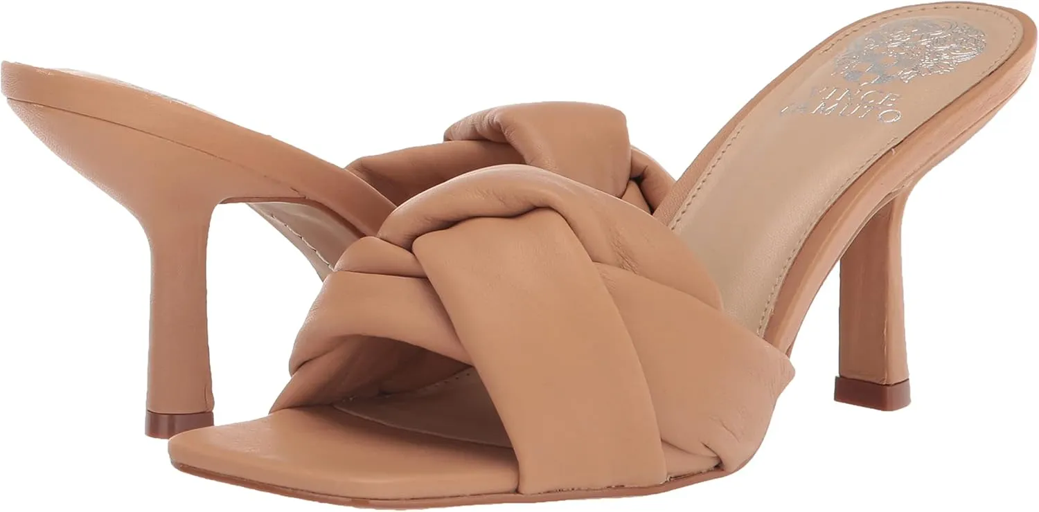 Vince Camuto Women's Footwear Joieana Puffy Strap Dress Mule Heeled Sandal