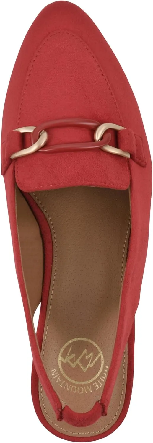 WHITE MOUNTAIN Women's Boreal Low Block Loafer Heel