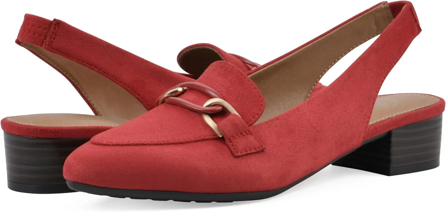 WHITE MOUNTAIN Women's Boreal Low Block Loafer Heel