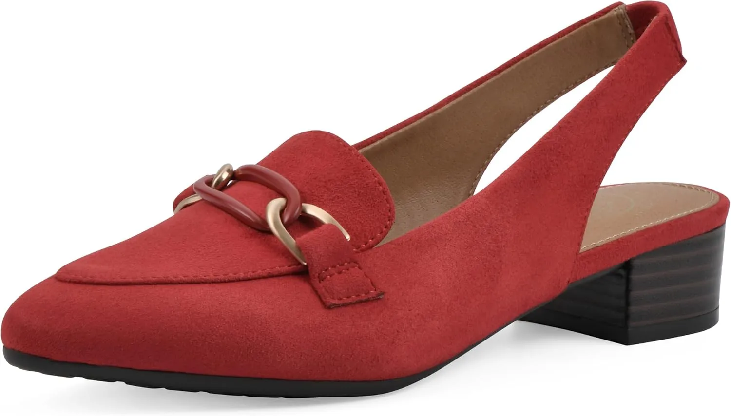 WHITE MOUNTAIN Women's Boreal Low Block Loafer Heel