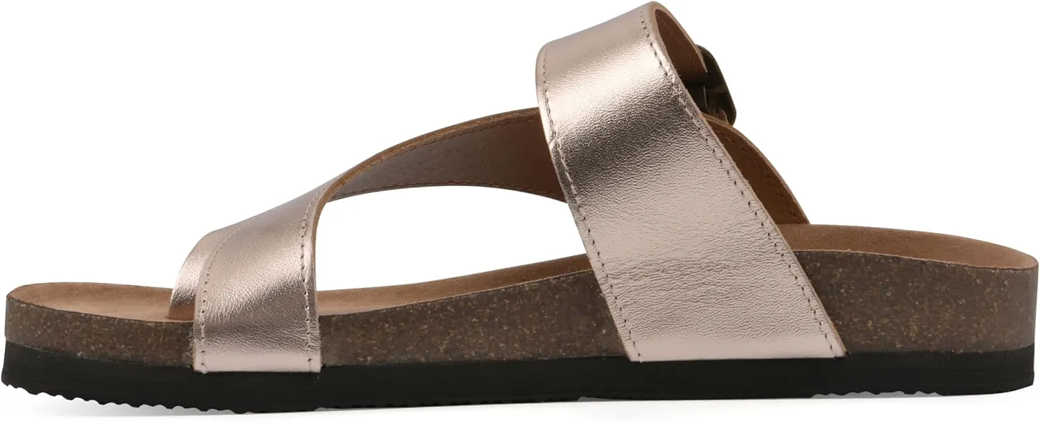 WHITE MOUNTAIN Women's Carly Flat Sandal