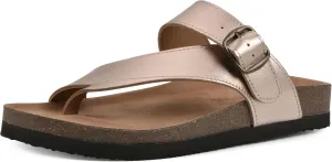WHITE MOUNTAIN Women's Carly Flat Sandal