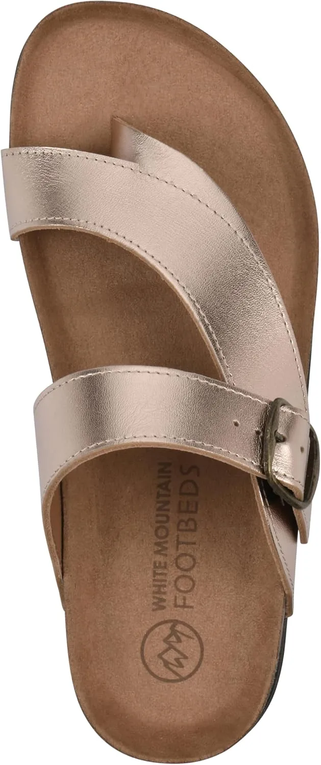 WHITE MOUNTAIN Women's Carly Flat Sandal